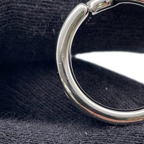 HERMES Orump Ring Size PM/S Epsom/Metal Black - Picture 8 of 10